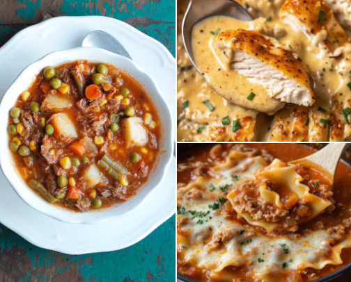 My Favorite Crockpot Recipes for Fall cover photo collage