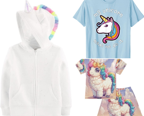 Best Unicorn Gifts for Kids – Toys, Clothes & Birthday Party Ideas cover photo collage