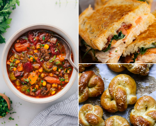 Fall-inspired recipes 🍂 cover photo collage