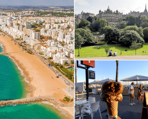 PLACES WORTH TRAVELLING cover photo collage