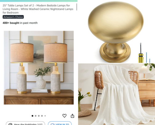 HOME ESSENTIALS FROM AMAZON 🏠 cover photo collage