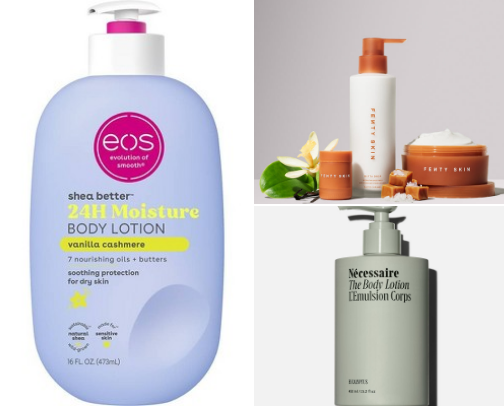 Lotion & moisturizer faves! cover photo collage