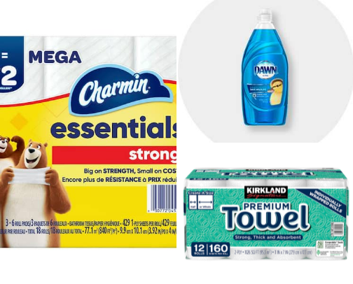 Household Essential Items 🧹🧽🧻🧼🧺 cover photo collage