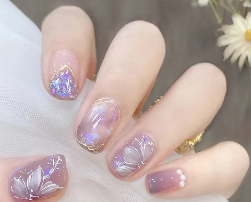 Pristella - Embellished Faux Nail Tips (various designs) | YesStyle cover photo collage