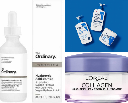 Skin care cover photo collage