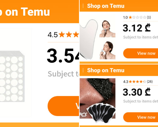 teen skincare products under 15$✨ cover photo collage