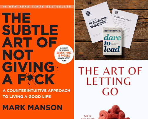 Books to Help Me Be the Best Version of Myself cover photo collage