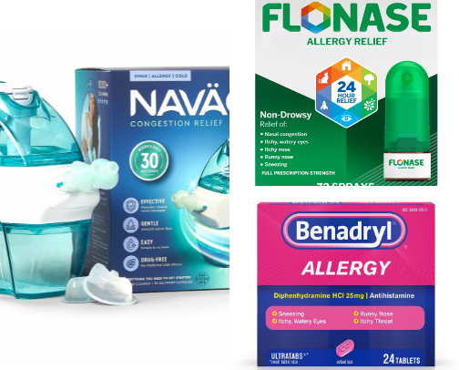 Allergy and Sinus issues relief cover photo collage