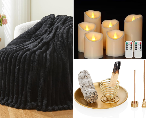 Everything You Need For a Cozy Samhain Night cover photo collage