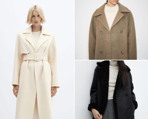 Top 10 Mango coats 🍁🍂 cover photo collage