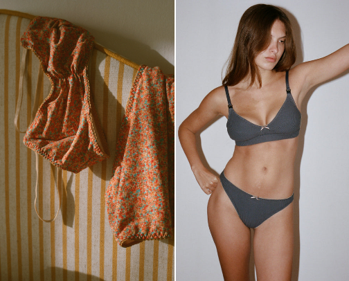 Natural Fibre Intimates cover photo collage