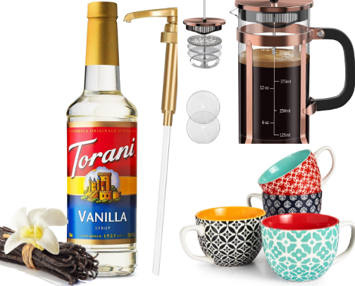 A Coffee Lovers Must Haves cover photo collage