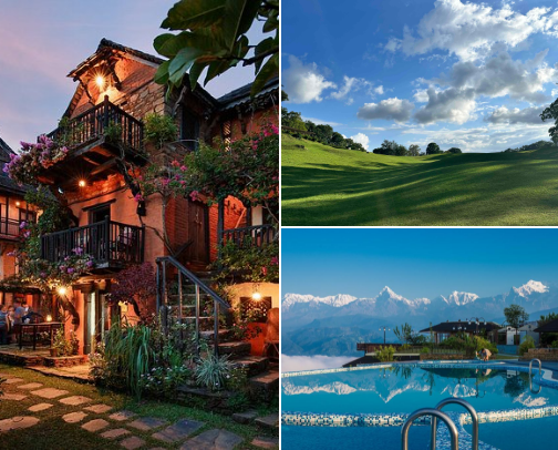 Resorts in Nepal cover photo collage