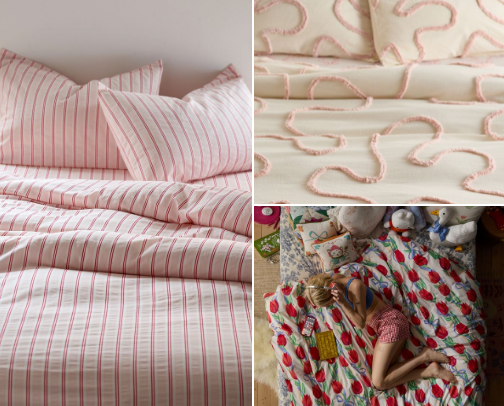 Urban Outfitters Colourful Beddings 🛏🎨 cover photo collage