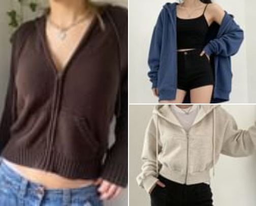 Korean-Style Crop Hoodies I’d Actually Buy ♡ cover photo collage