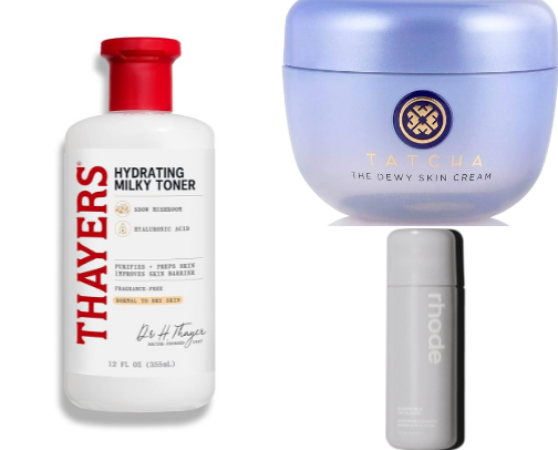 holy grail skin care products ✨ cover photo collage