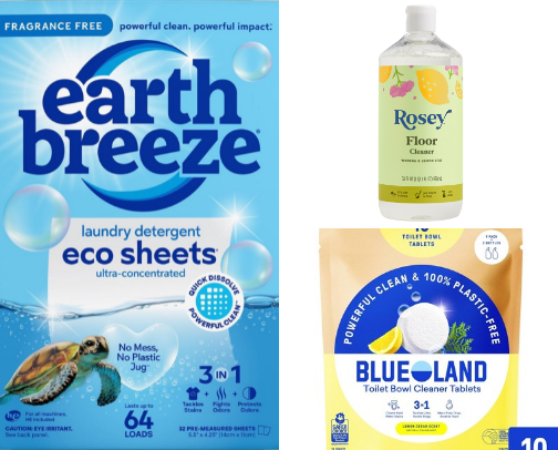 Natural Cleaning Products that Actually Work cover photo collage