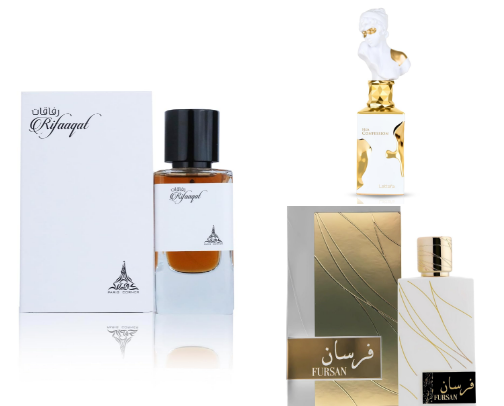 Smell Like Money: Middle Eastern Perfume Dupes. cover photo collage