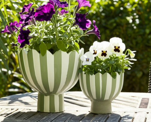 Unique planters & plant stools cover photo collage