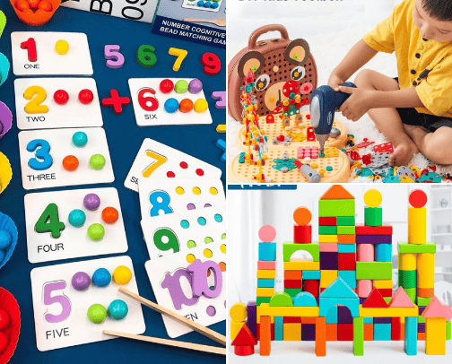 Mainan Edukasi Anak cover photo collage