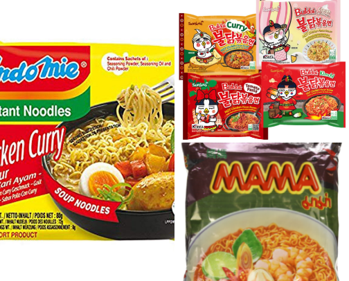 All Instant Noodles Deliciousness cover photo collage