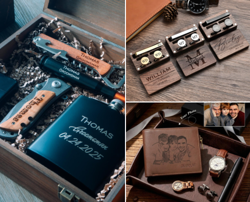 The Ultimate Etsy Gift Guide for Men: 15 Handmade Picks He'll Love cover photo collage