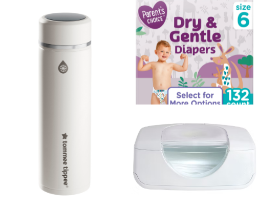 Baby essentials cover photo collage