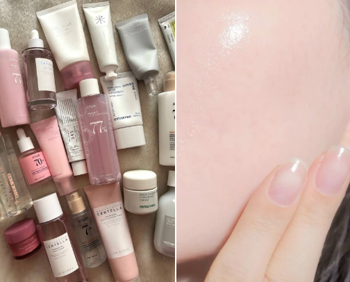 my favorite k-beauty skincare products for clear & glowing skin ₊˚⊹ ᰔ cover photo collage