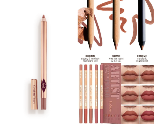 The Perfect "Not Too Pink, Not Too Brown" Lip Liners cover photo collage