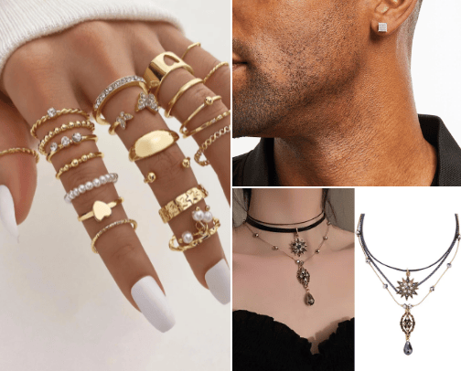 Accessories vintage cover photo collage