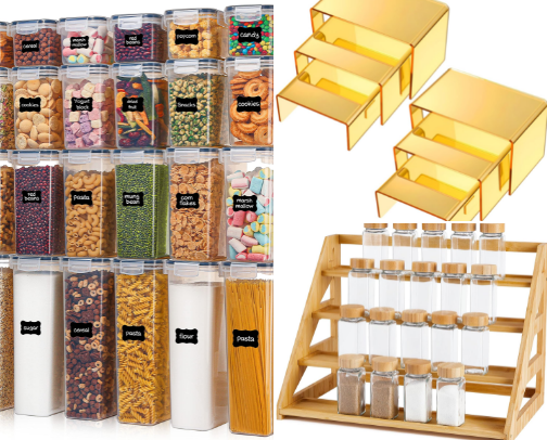 Pantry Organization Must-Haves Under $25 cover photo collage