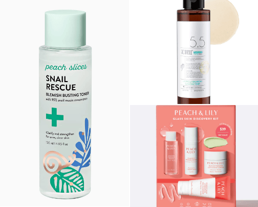 Skincare cover photo collage