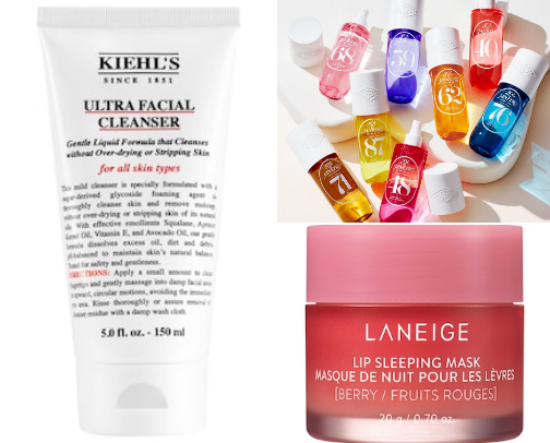 Skincare cover photo collage