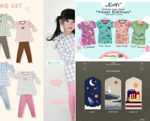 Outfit twinnies cover photo collage