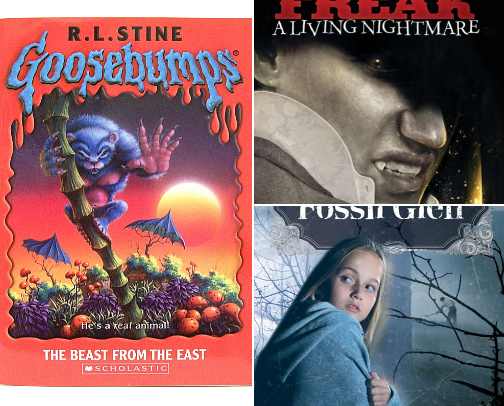 Children's and YA reading. cover photo collage
