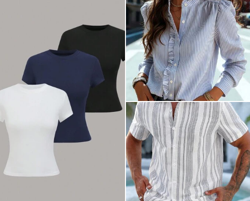 Shein clothes cover photo collage
