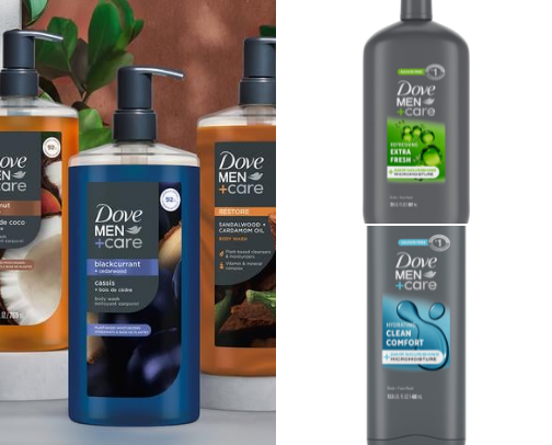 My favorite body wash and deo for husband! cover photo collage