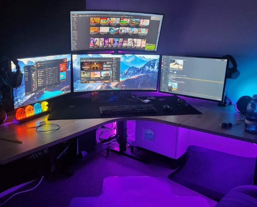 My gamink setup cover photo collage
