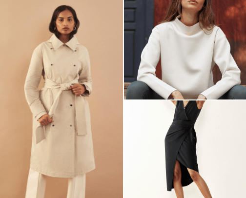 Modern outfits for women cover photo collage