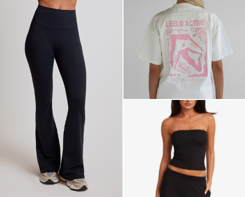 Activewear cover photo collage