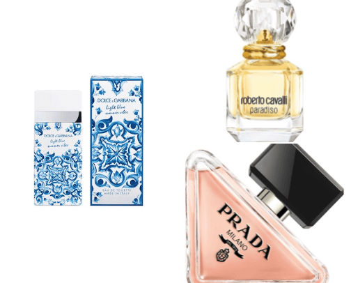 "It girl" Perfumes cover photo collage