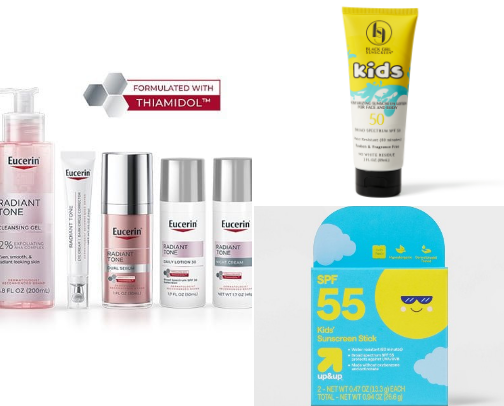 skincare faves cover photo collage