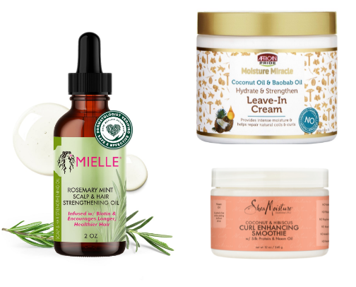 Affordable Black Girl Haircare products cover photo collage