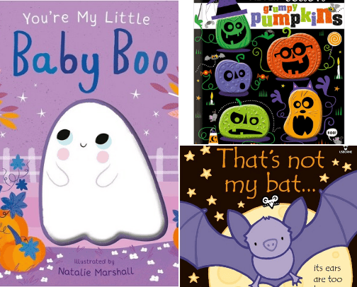 Adorable Halloween  Books for Babies and Toddlers cover photo collage