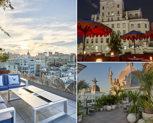 Best Rooftops in Madrid cover photo collage