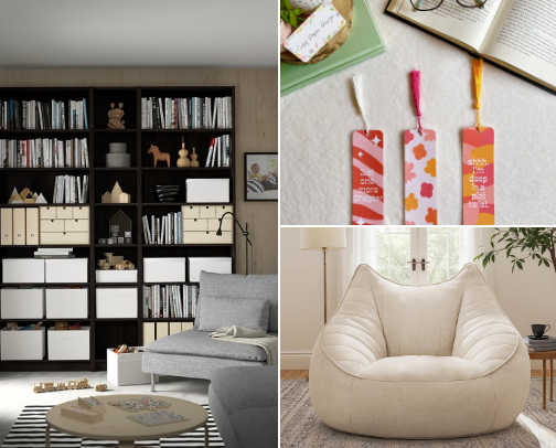 bookworm essentials 📖 cover photo collage