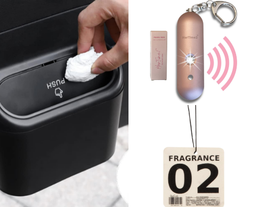 Clean-Girl Car 🚙✨ cover photo collage