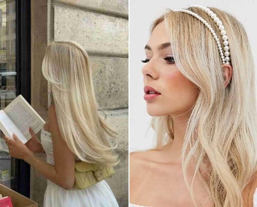 The aesthetics of the blonde girl🙋🏼‍♀️ cover photo collage