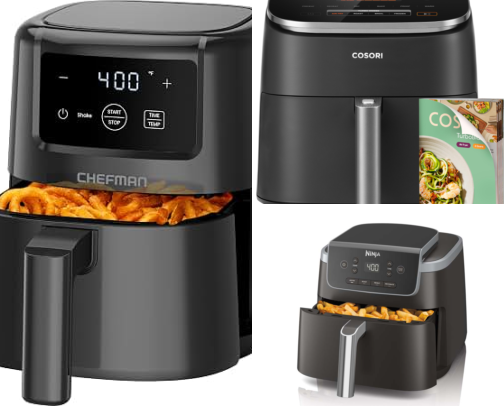 Kitchen Wins: Air Fryers, Coffee & Cooking Gifts cover photo collage
