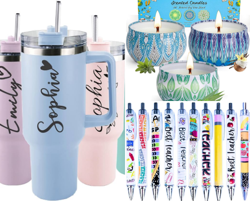 Gifts for Teachers & Coworkers cover photo collage